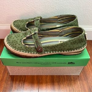 Simple Women’s Shoes 8.5 Eco-Friendly Vegan Hippie Mistletoe Green
